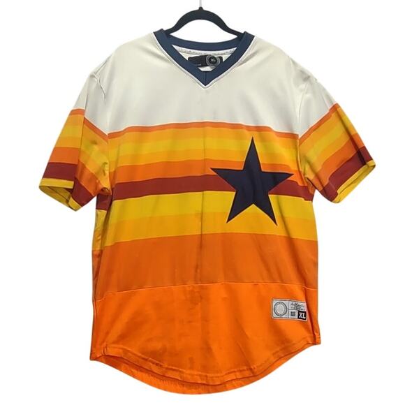Vintage Nolan Ryan Throwback Jersey Houston Astros Mens Baseball - Picture 1 of 11